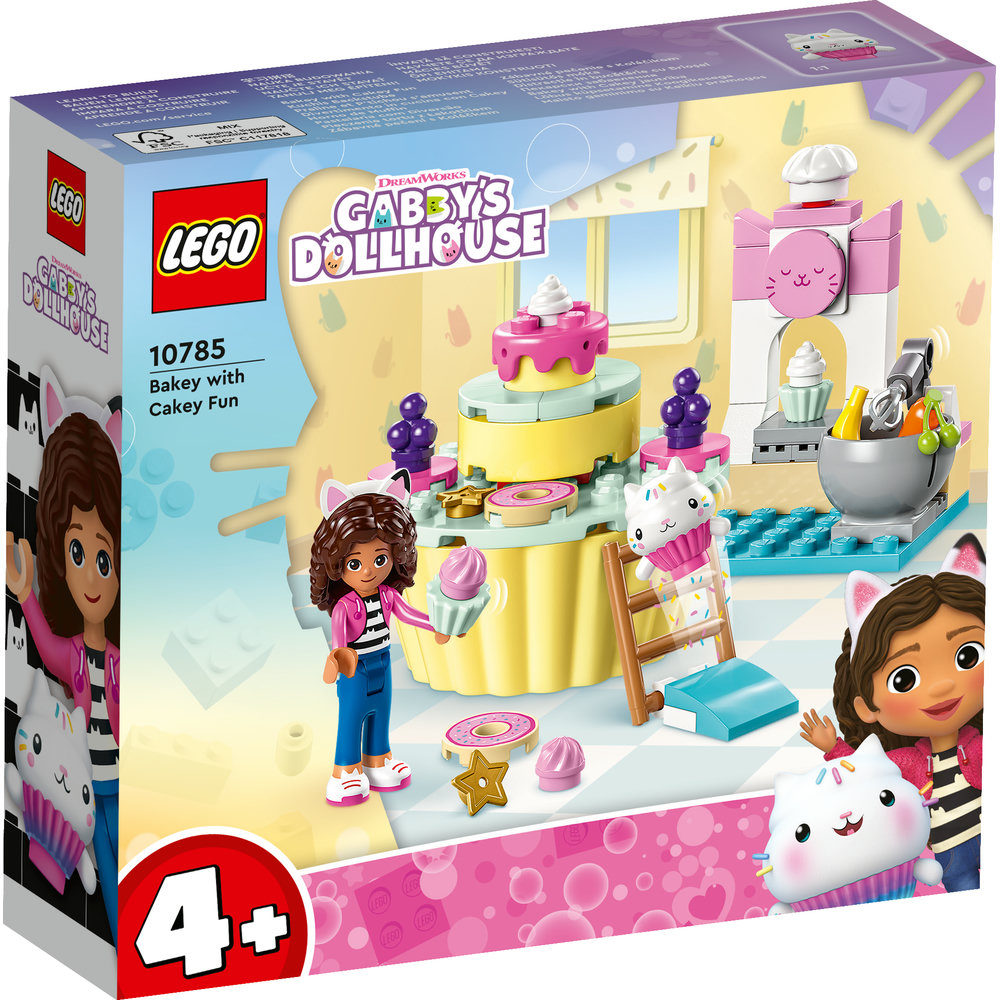 LEGO Gabby's Dollhouse - Bakey with Cakey Fun 10785 Building Toy Set (58 Pieces)