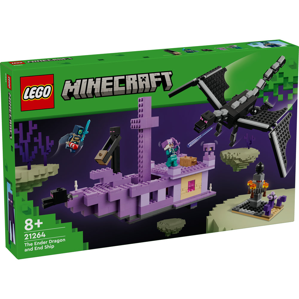 LEGO Minecraft The Ender Dragon and End Ship Toy 21264