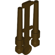 LEGO Minifigure Accessory Dark Brown Magic Wands on Sprue