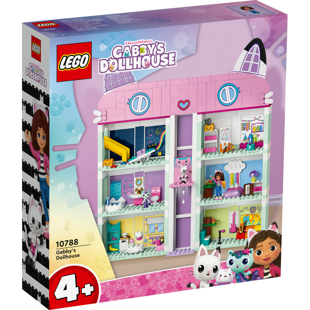 LEGO Gabby’s Dollhouse 10788 Building Toy Set (498 Pieces)