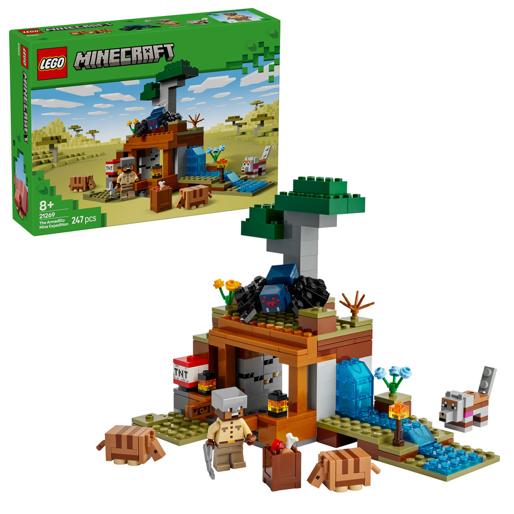 LEGO Minecraft The Armadillo Mine Expedition Video Game Figure 21269