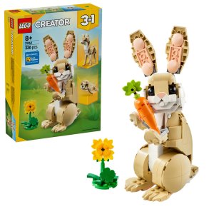 LEGO Creator 3in1 Cute Bunny Toy Animal Playset 31162
