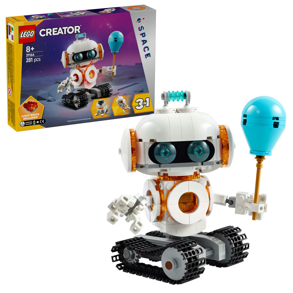 LEGO Creator 3in1 Space Robot Toy Science Playset 31164