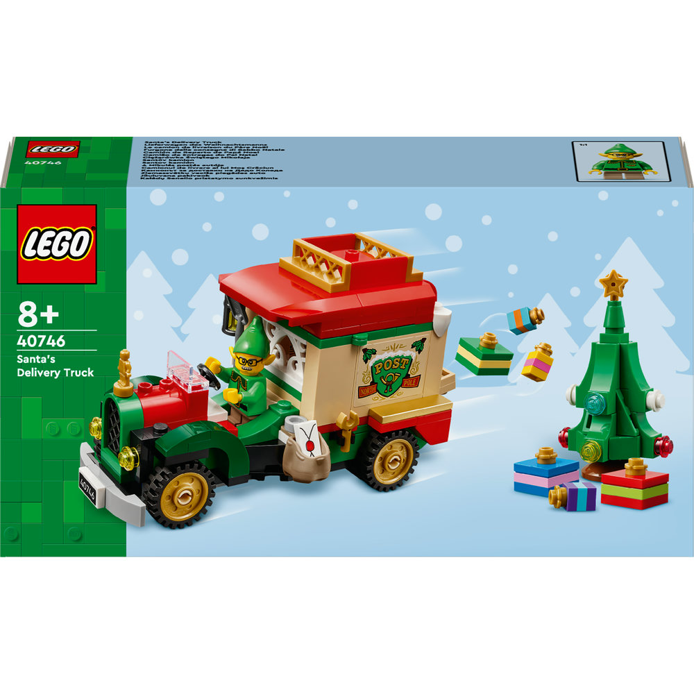 LEGO Santa’s Delivery Truck Pretend Play Toy 40746