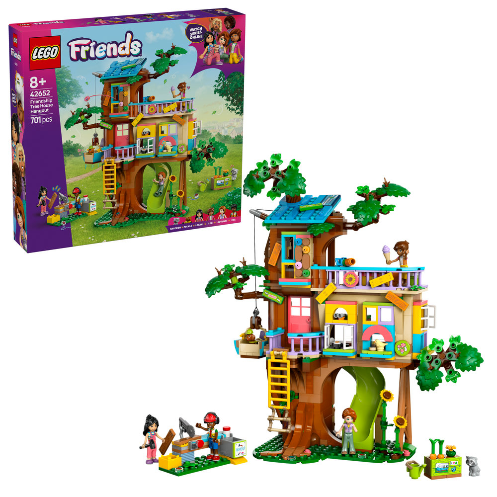LEGO Friends Friendship Tree House Hangout Building Kit for Pretend Play 42652
