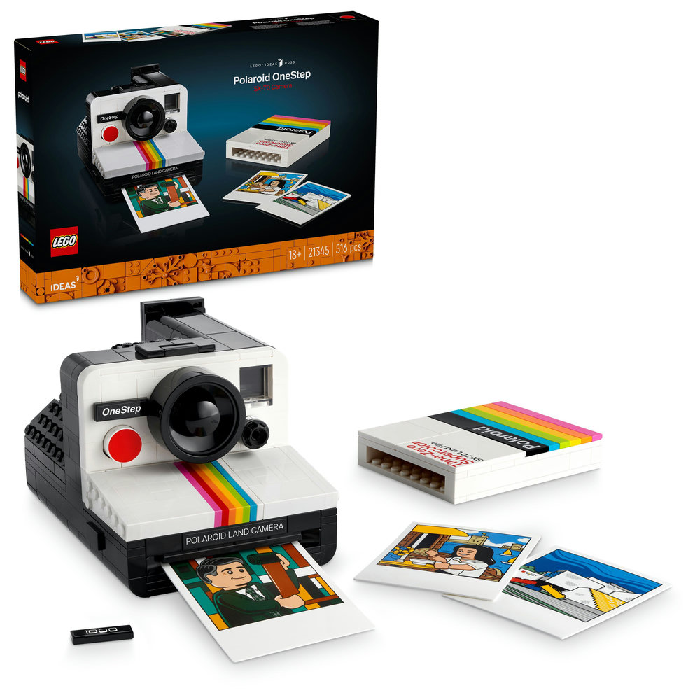 LEGO Ideas Polaroid OneStep SX-70 Camera Set 21345