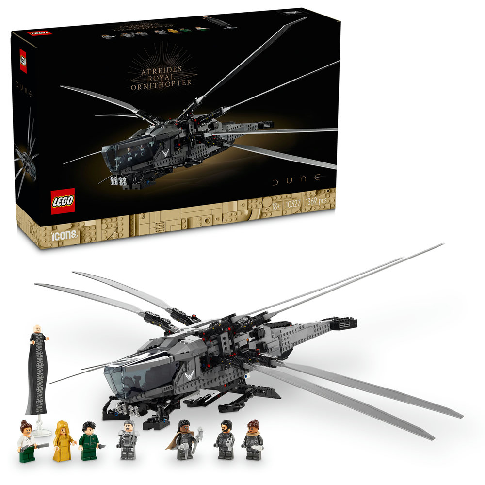 LEGO Icons Dune Atreides Royal Ornithopter Set 10327 (1369 Pieces)