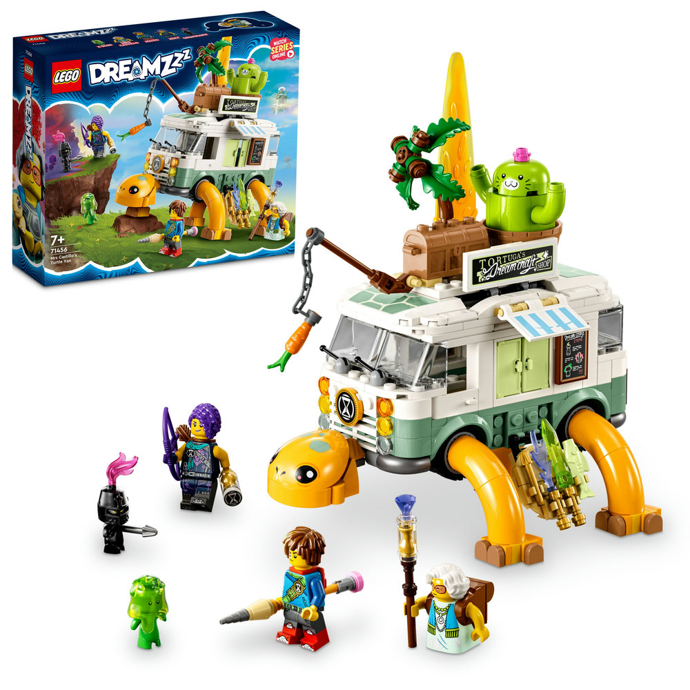 LEGO DREAMZzz Mrs. Castillo’s Turtle Van 71456 Building Toy Set (434 Pieces)