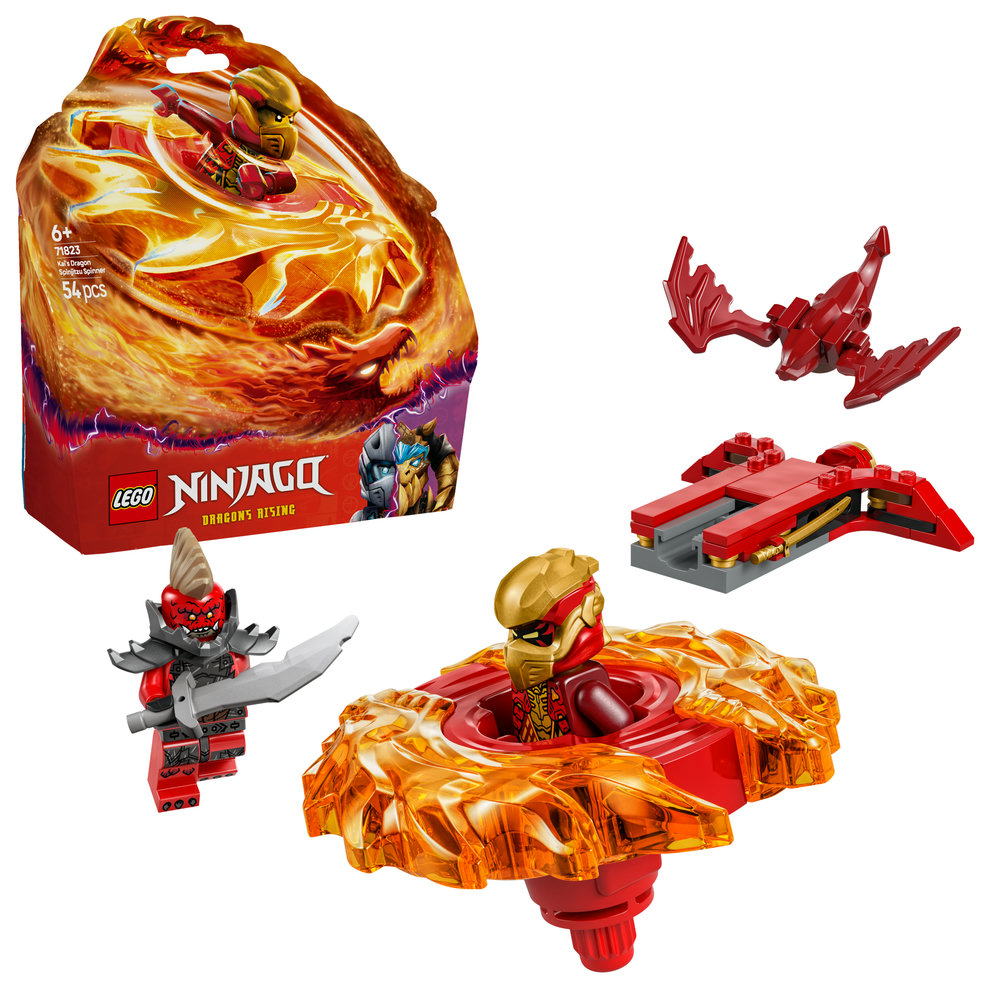 LEGO NINJAGO Kai’s Dragon Spinjitzu Spinner Action Toy Set 71823