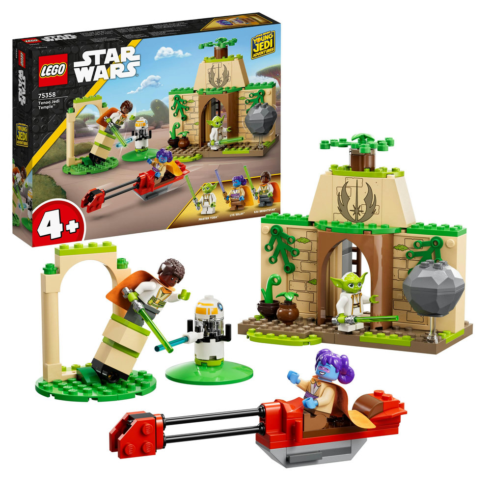 LEGO Star Wars Tenoo Jedi Temple 75358 Building Toy Set (124 Pieces)