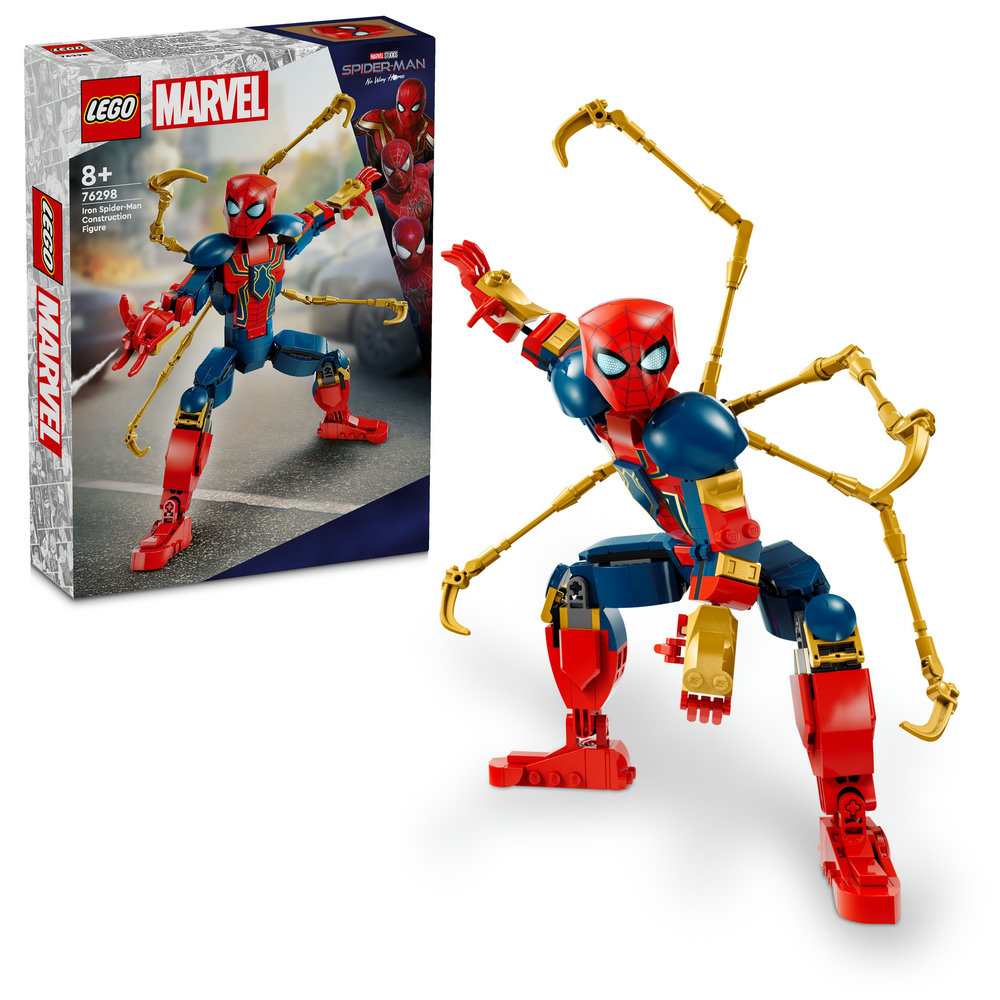 LEGO Marvel Super Heroes Iron Spider-Man Construction Figure 76298