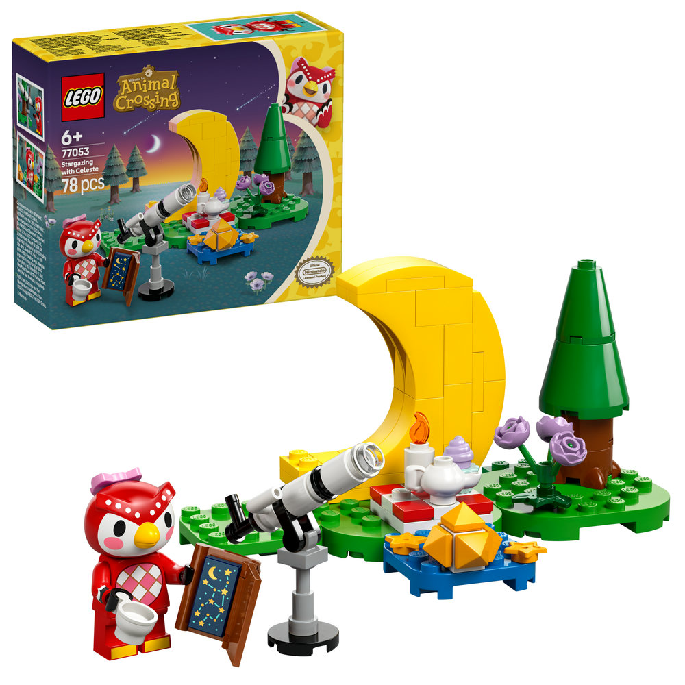 LEGO Animal Crossing Stargazing with Celeste Building Kit 77053