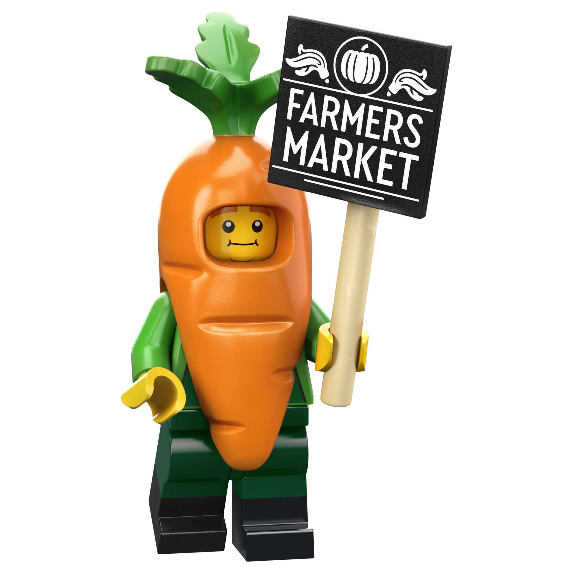 Carrot Mascot Series 24 LEGO Minifigures 71037