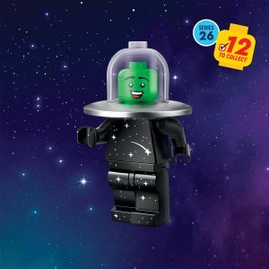 LEGO Minifigures Series 26 Space Series 71046 - Flying Saucer Costume Fan - Supplied in Grip Seal Bags Without Boxes #7
