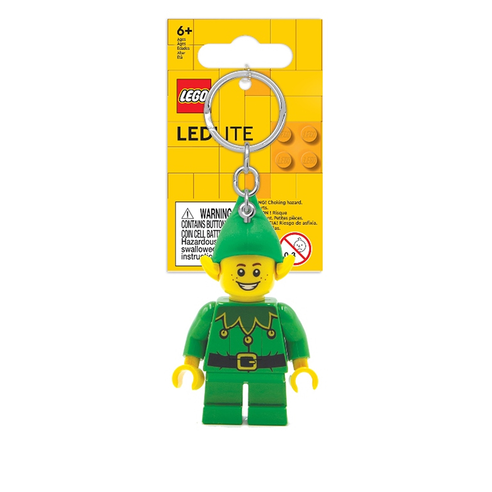 LEGO Elf Christmas Minifigure Iconic Key Light (Keyring / Keychain)