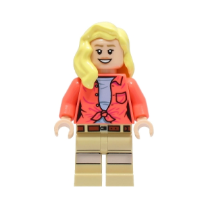 LEGO Jurassic World Dr. Ellie Sattler Hair Over Shoulder Minifigure From 76957