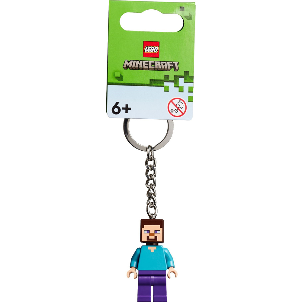 LEGO MINECRAFT Steve Minifigure Keyring 854243