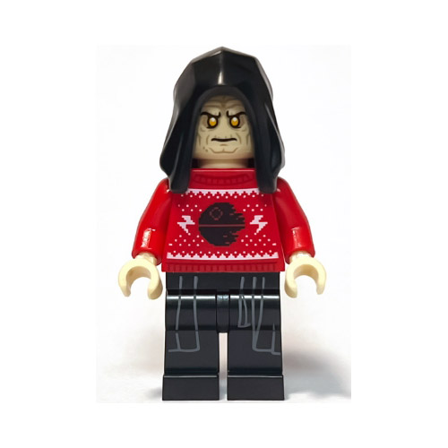 LEGO Star Wars Emperor Palpatine Holiday Sweater Minifigure from 75366