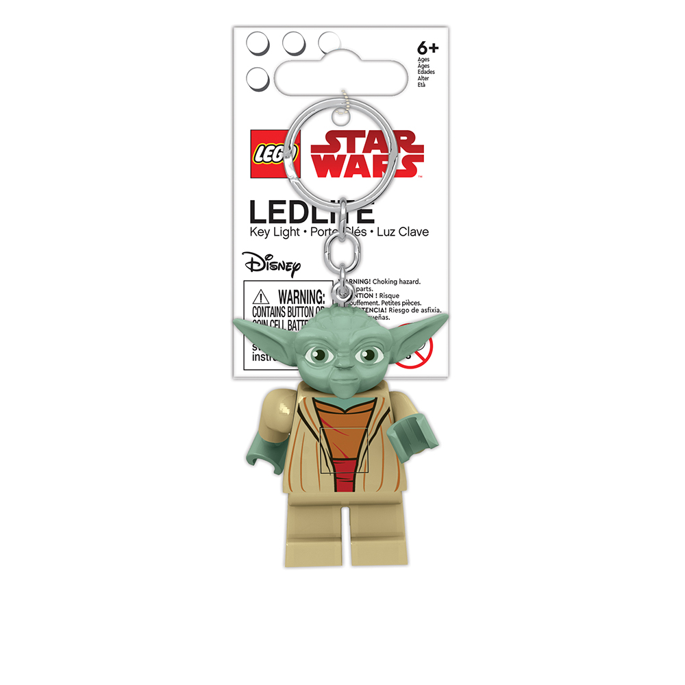 LEGO Star Wars Yoda Minifigure Key Light (Keyring / Keychain)