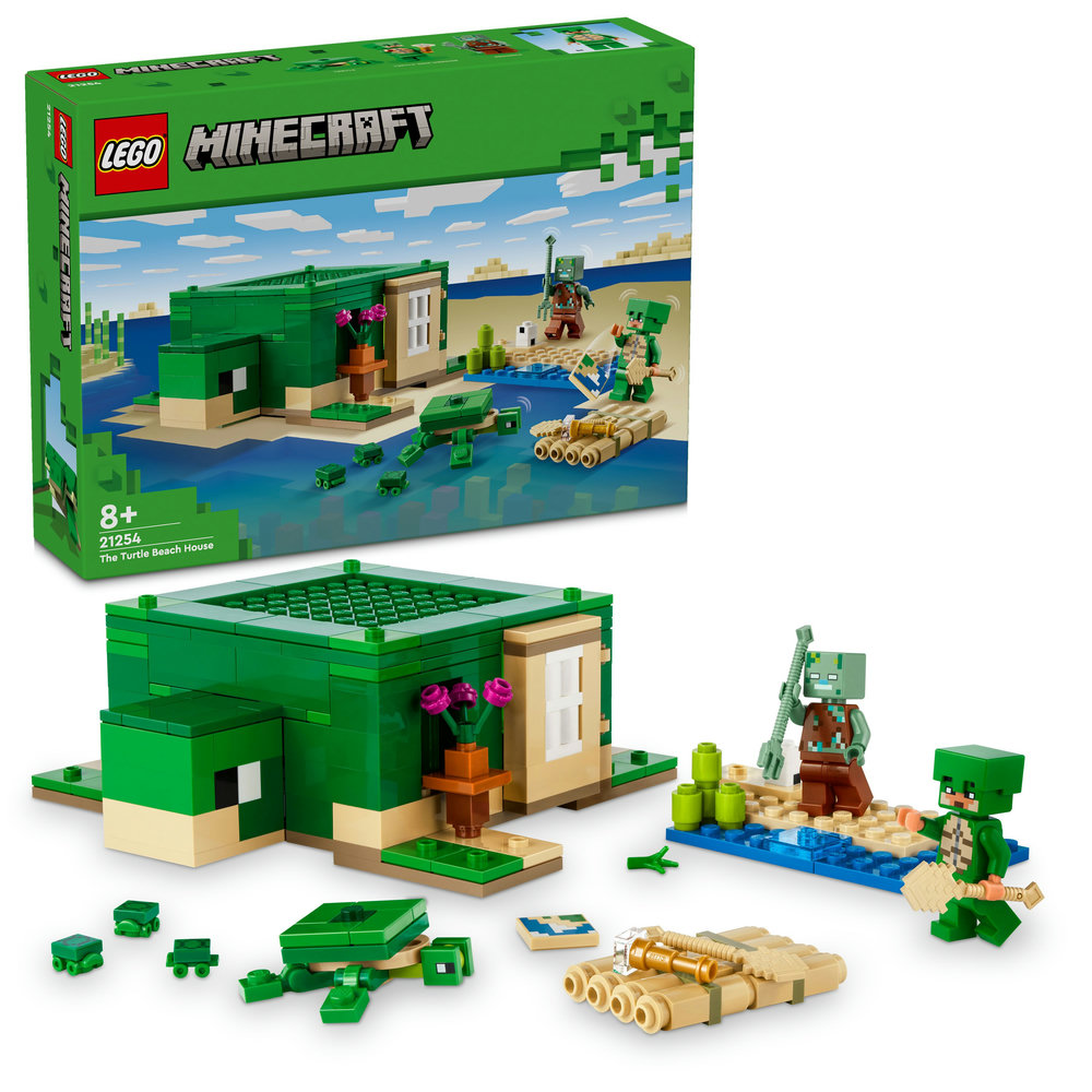 LEGO Minecraft The Turtle Beach House Model 21254