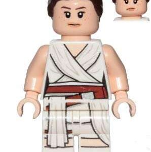 LEGO Star Wars Rey White Cloak Minifigure from 75284