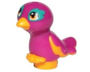 LEGO Minifigure Accessory Bright Light Orange Bird, Friends / Elves