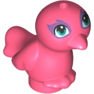 LEGO Minifigure Accessory Coral Bird, Friends / Elves