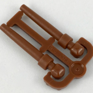 LEGO Minifigure Reddish Brown Utensil Wand, 2 on Sprue