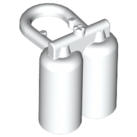 LEGO Minifigure White Scuba Airtanks