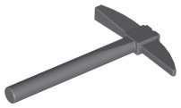 LEGO Minifigure Dark Bluish Grey Utensil Pickaxe