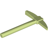 LEGO Minifigure Yellowish Green Utensil Pickaxe