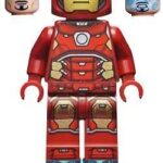 LEGO Super Heroes Iron Man Silver Hexagon Minifigure from 76152
