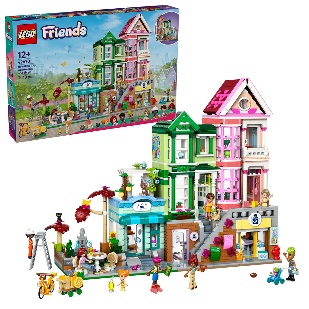 LEGO Friends Heartlake City Apartments and Shops Model Kit 42670