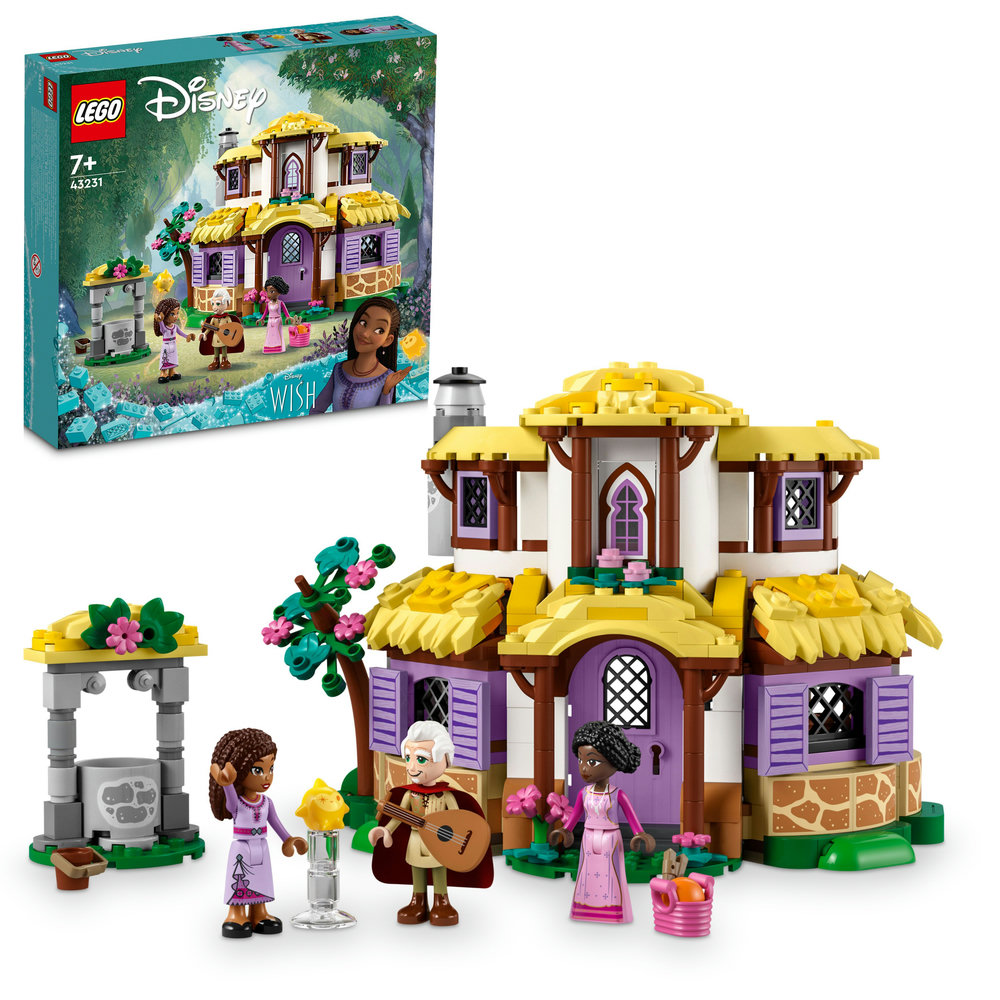 LEGO Disney Asha’s Cottage 43231 Building Toy Set (509 Pieces)