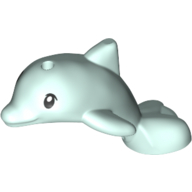 LEGO Animal Light Aqua Dolphin Baby Jumping Friends Minifigure