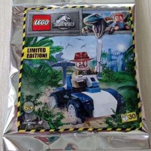 LEGO Jurassic World Sinjin Prescott with Buggy Foil Pack Set 122116