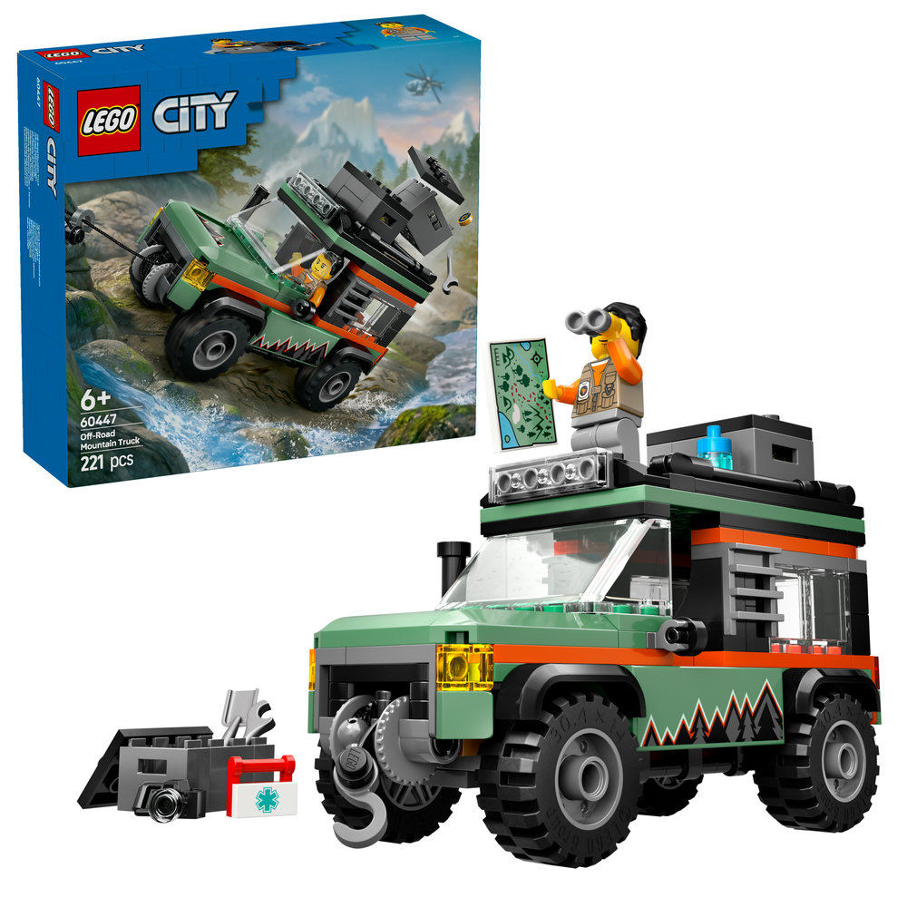 LEGO City Off-Road 4x4 Mountain Truck Adventure Toy 60447