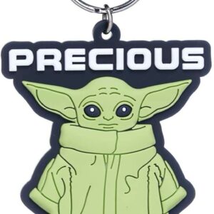 Star Wars: The Mandalorian Baby Yoda Precious Bounty Rubber Keyring