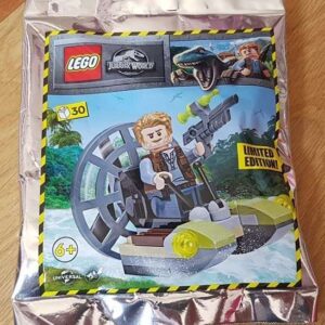 LEGO Jurassic World Owen with Airboat Foil Pack Set 122220