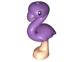 LEGO Minifigure Accessory Medium Lavender Bird, Flamingo Friends