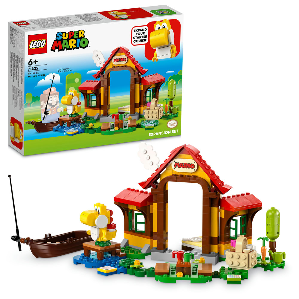 LEGO Super Mario Picnic at Mario’s House Expansion Set 71422 (259 Pieces)