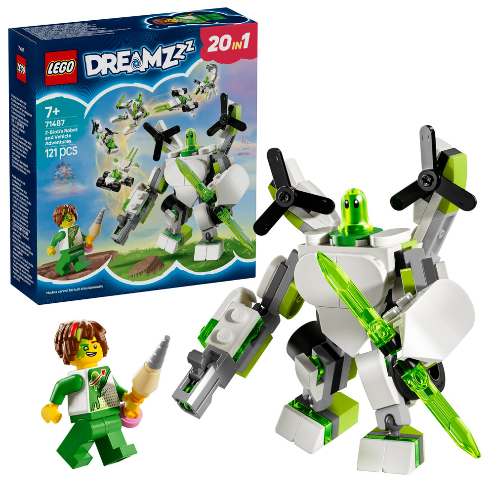 LEGO DREAMZzz Z-Blob’s Robot and Vehicle Adventures Mech Toys 71487