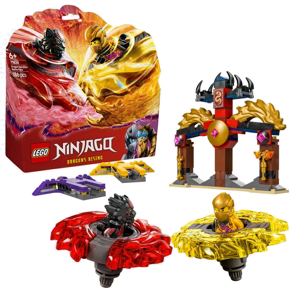 LEGO NINJAGO Dragon Spinjitzu Battle Pack Action Toy Set 71826
