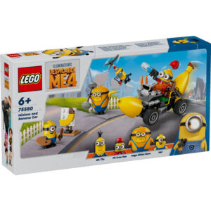 LEGO Despicable Me 4 Minions and Banana Car Toy 75580