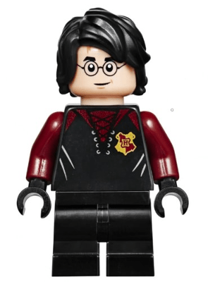 LEGO Harry Potter (Black and Dark Red Uniform) Minifigure from