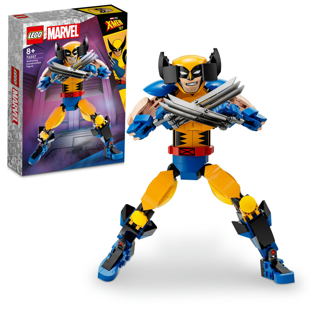 LEGO Marvel Wolverine Construction Figure 76257 Building Toy Set (327 Pieces)