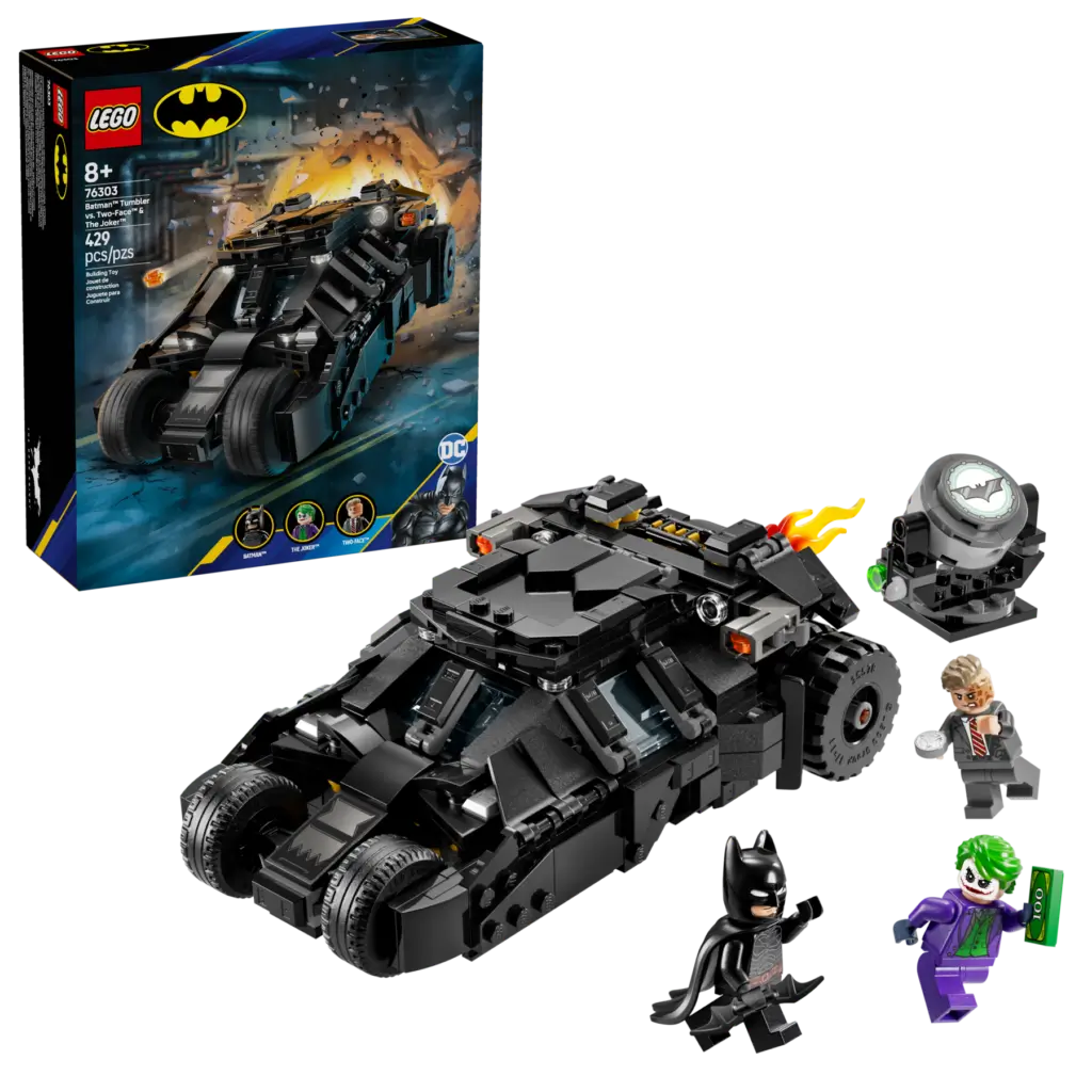 LEGO DC Batman: Batman Tumbler vs. Two-Face & The Joker Toy Car 76303