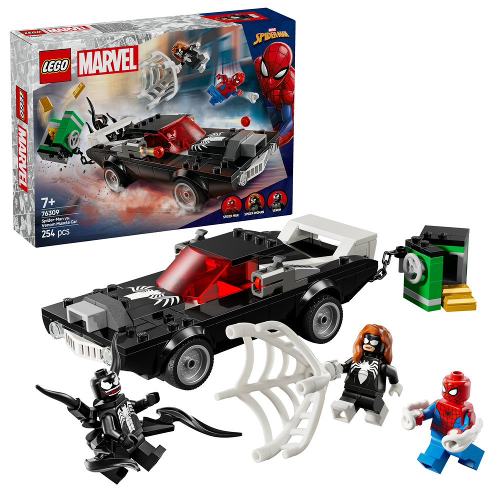 LEGO Marvel Spider-Man vs. Venom Muscle Car Buildable Toy Vehicle Set 76309