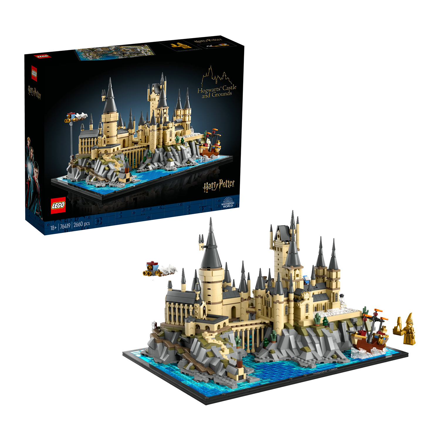 LEGO Harry Potter Hogwarts Castle and Grounds 76419 Building Set (2,660 Pieces)