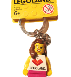 LEGO I Love LEGOLAND Girl keyring / keychain 851330